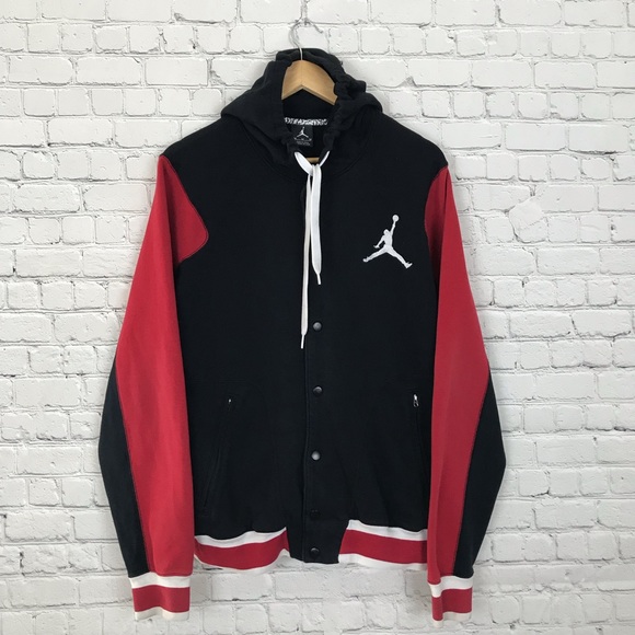 jordan button up jacket